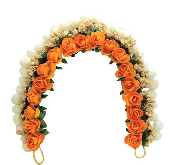 Orange Gold Gajra | Grocsy
