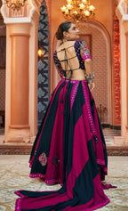 AI Fashion Multi Color Viscose Rayon Designer Navratri Lehenga Choli Collection | Grocsy