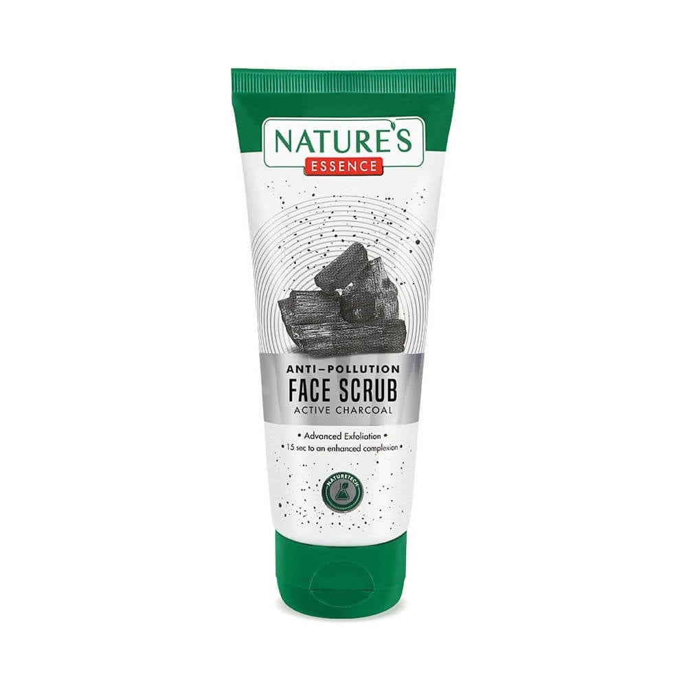 Nature's Essence Anti Pollution Charcoal Face Scrub | Grocsy
