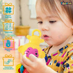Toyshine Rattle with Teathers Combo for New Born Babies | Grocsy