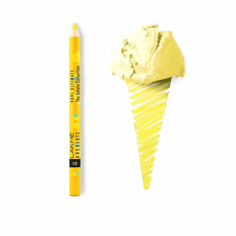 Lakme Absolute Kohl Ultimate The Gelato Collection 08 - Limoncello | Grocsy