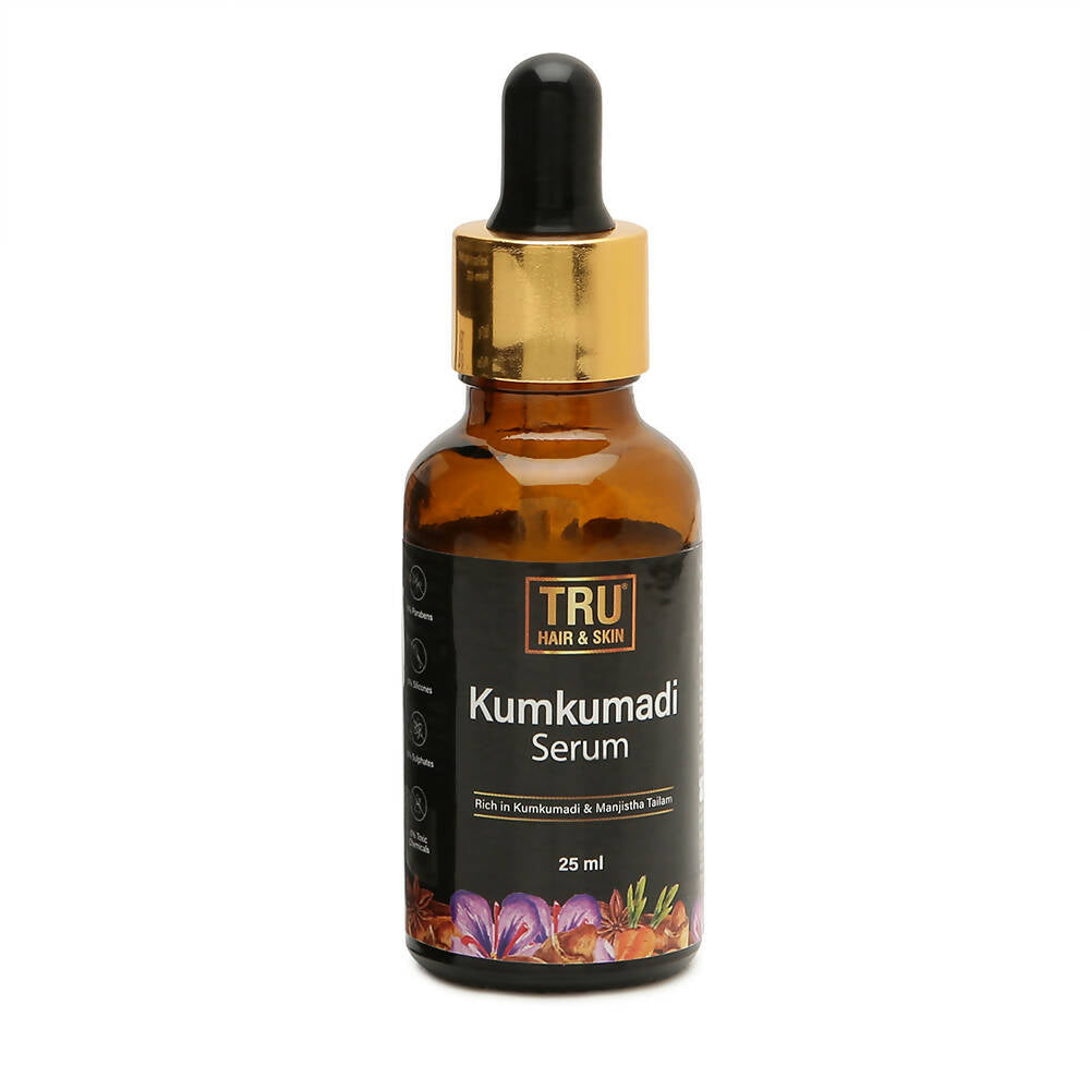 Tru Hair & Skin Kumkumadi & Niacinamide Serum | Grocsy