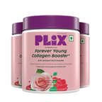 PLIX The Plant Fix Plant-Based Collagen Builder, Advanced Anti-Ageing Formula- Rose | Grocsy