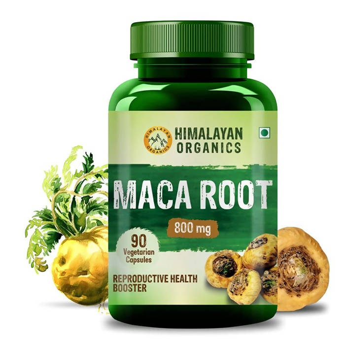 Himalayan Organics Maca Root 800 mg Vegetarian Capsules | Grocsy