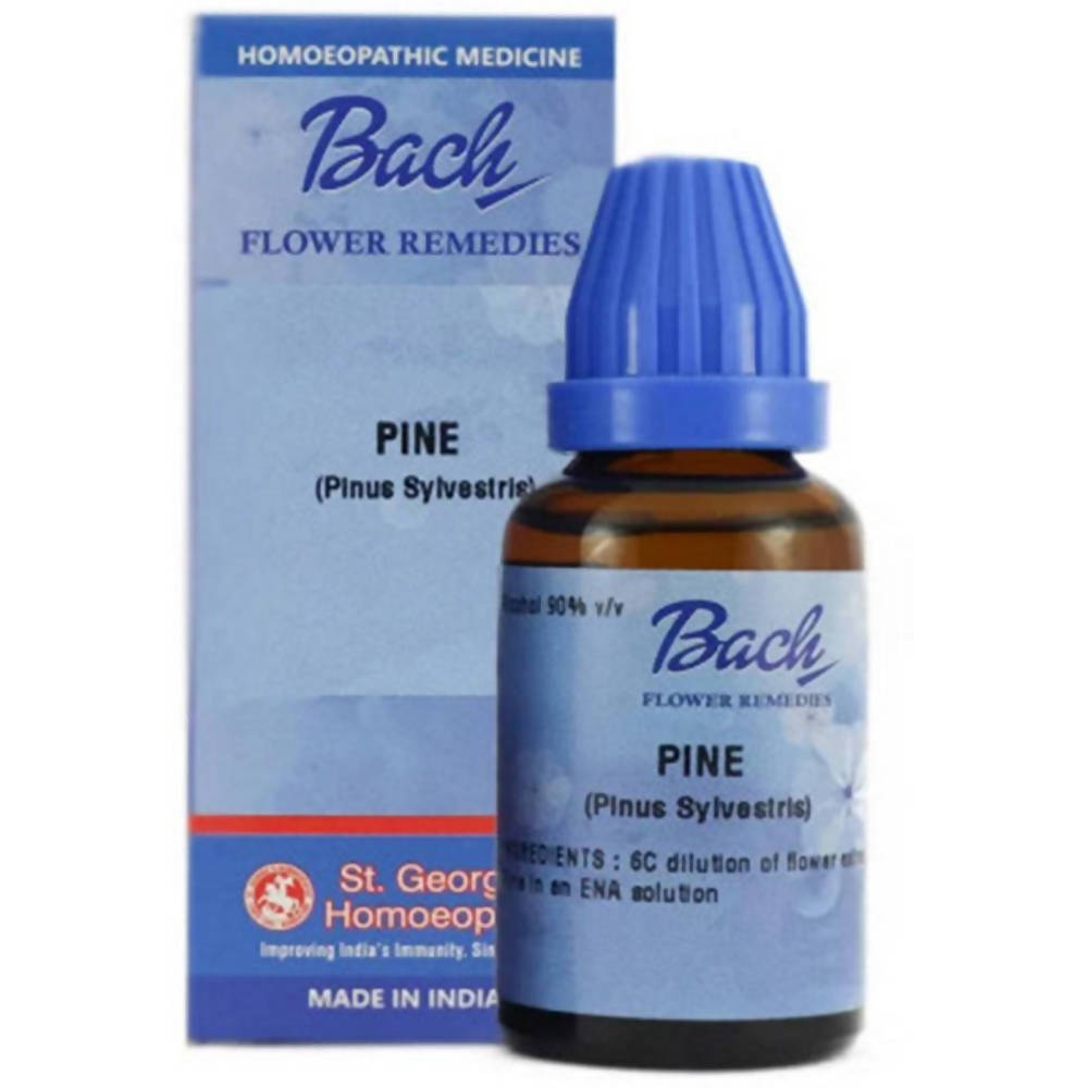 St. George's Bach Flower Remedies Pine Dilution | Grocsy