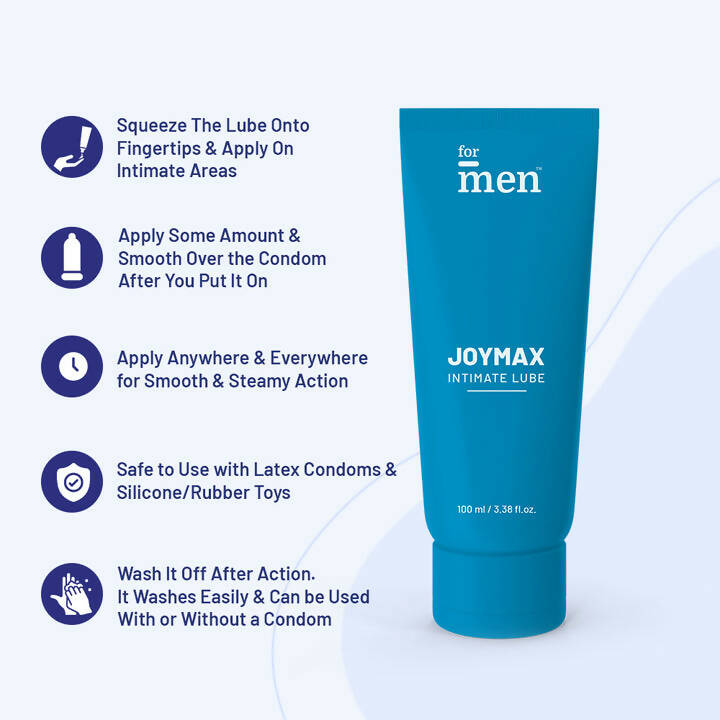 ForMen JoyMax Intimate Lube Gel with Strawberry Flavor | Grocsy