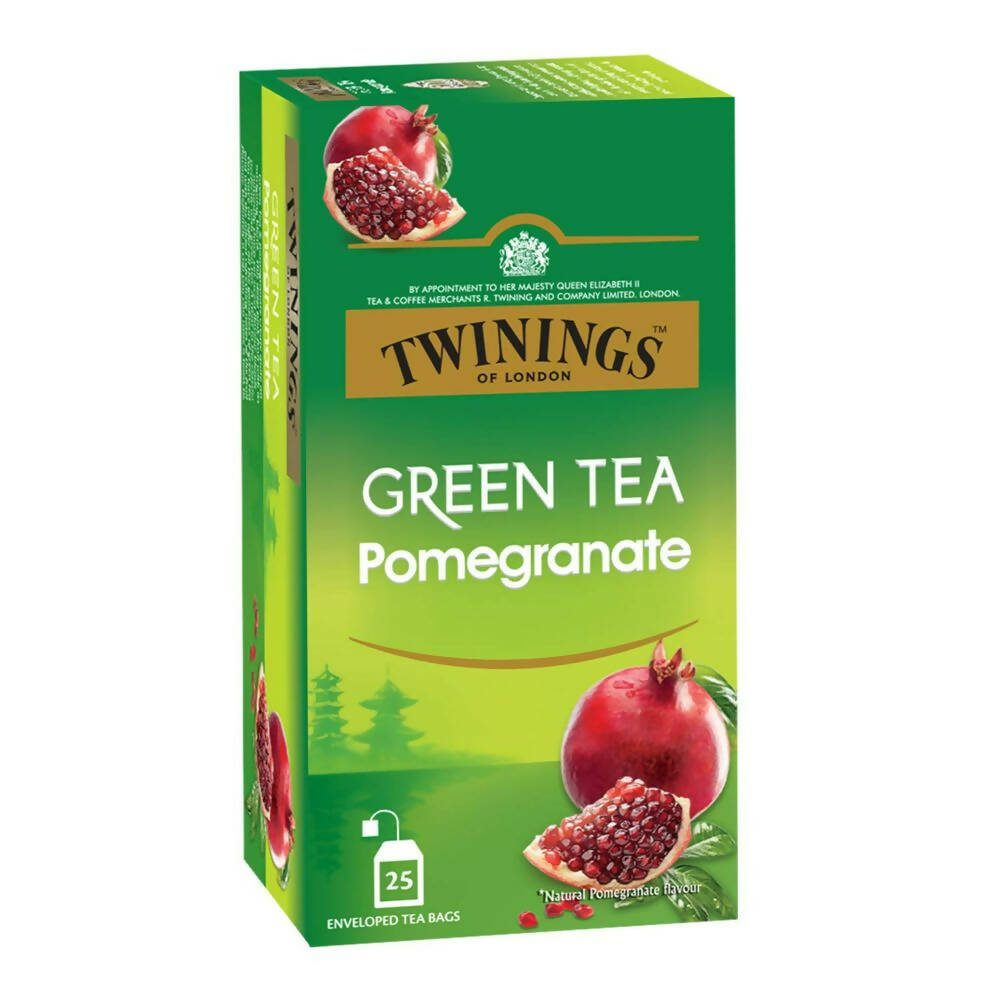 Twinings Green Tea Pomegranate Teabags | Grocsy