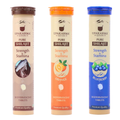 Upakarma Ayurveda Pure SJ Effervescent Tablets in 3 Unique Flavors (Pure SJ, Orange & Blueberry) Combo | Grocsy