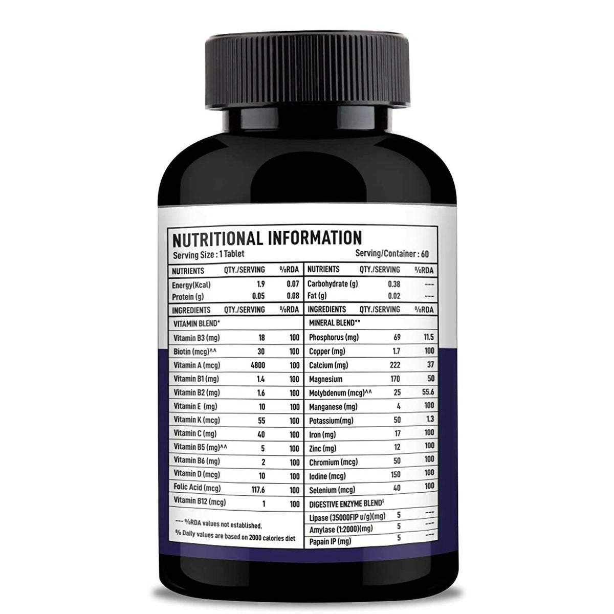 Nutracology Multivitamin for Men for Energy Strength & Stamina Tablets | Grocsy