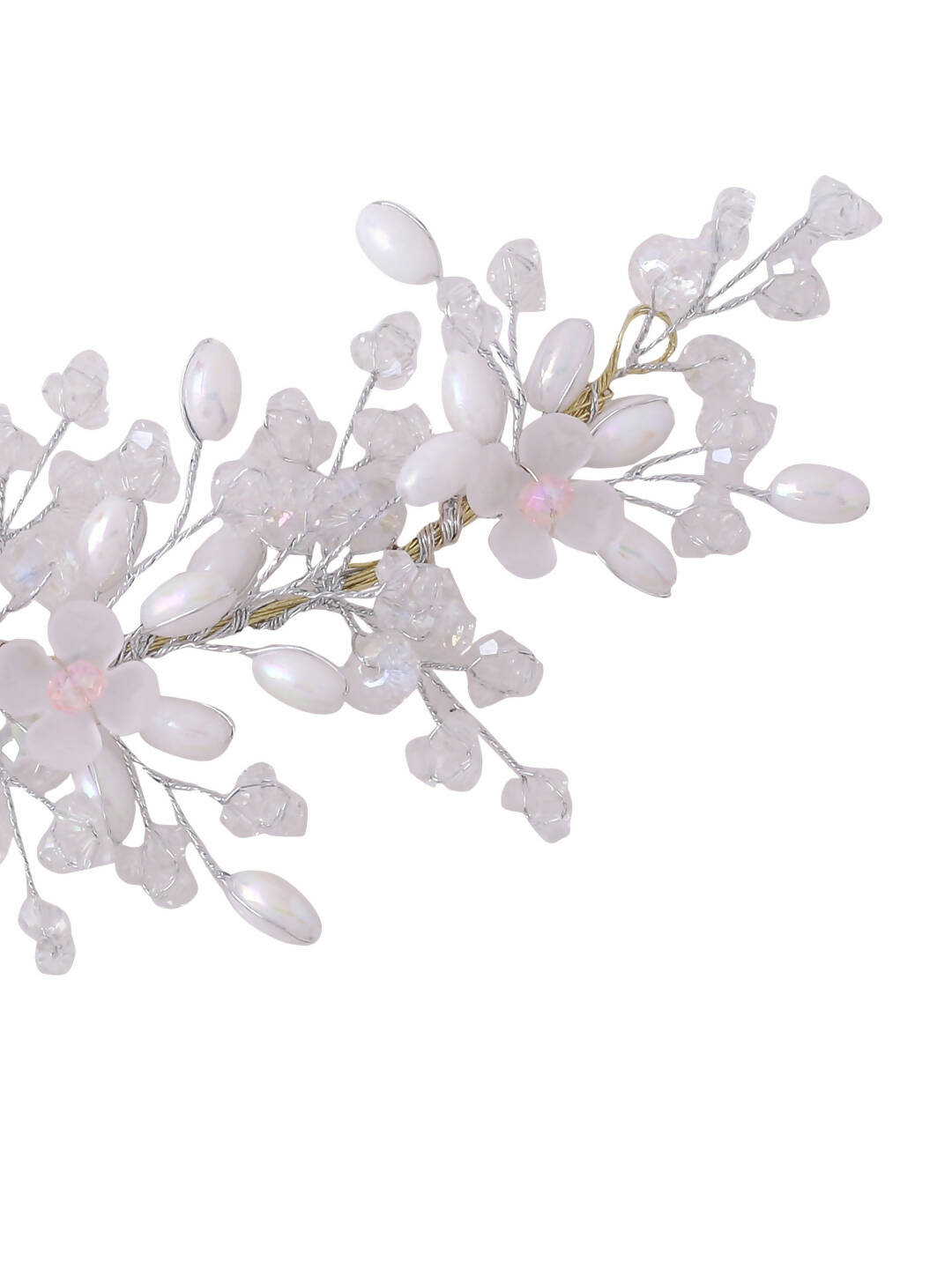 NVR Women's Embellished Beaded Hair Accessory Set | Grocsy