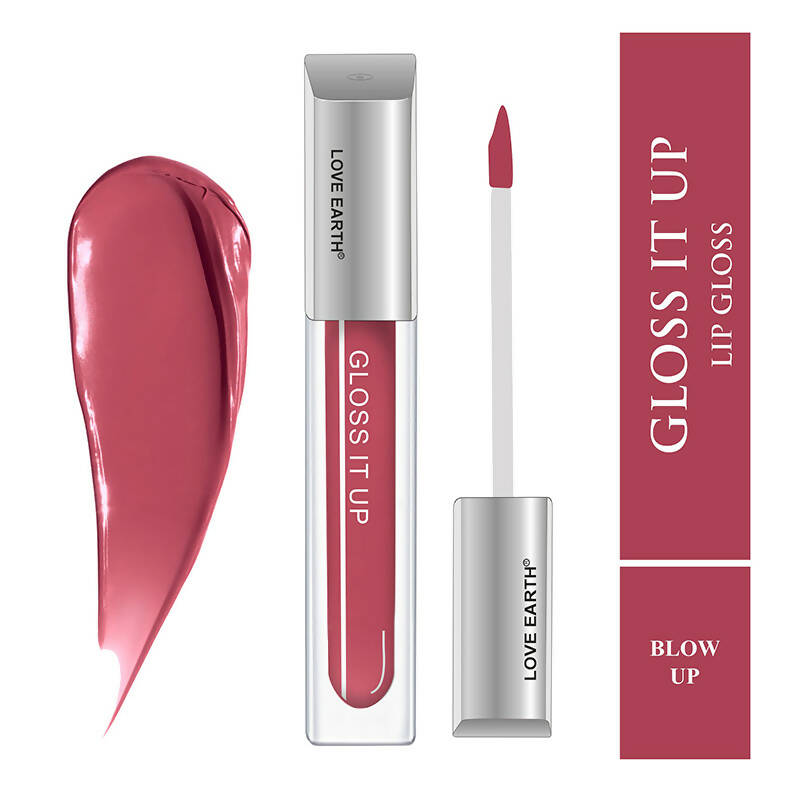 Love Earth Lip Gloss - Blow Up (Dark Pink) | Grocsy