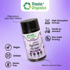 Ventin Organics Magjaz Magnesium Glycinate Tablets | Grocsy