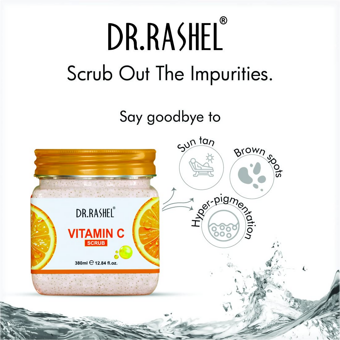 Dr.Rashel Vitamin C Scrub For Face And Body | Grocsy