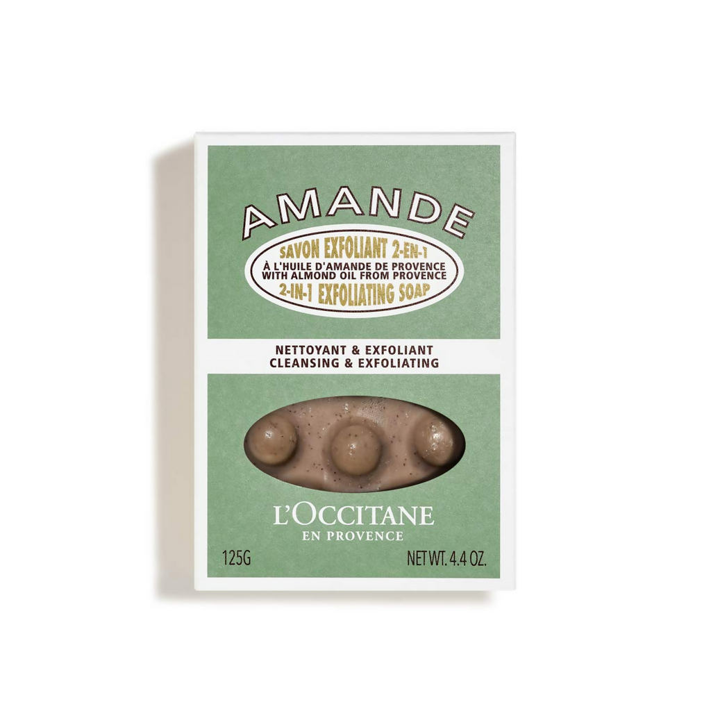 L'Occitane Almond Scrubbing Soap | Grocsy