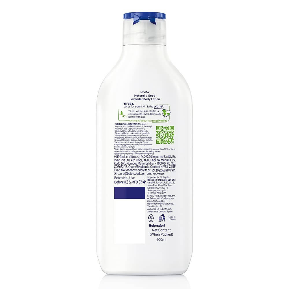 Nivea Naturally Good Body Lotion - Natural Lavender | Grocsy