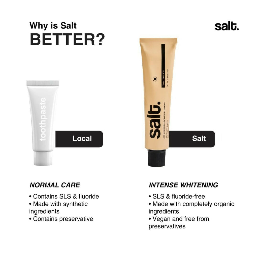 Salt. Oral Care Saffron Dawn Day Toothpaste | Grocsy