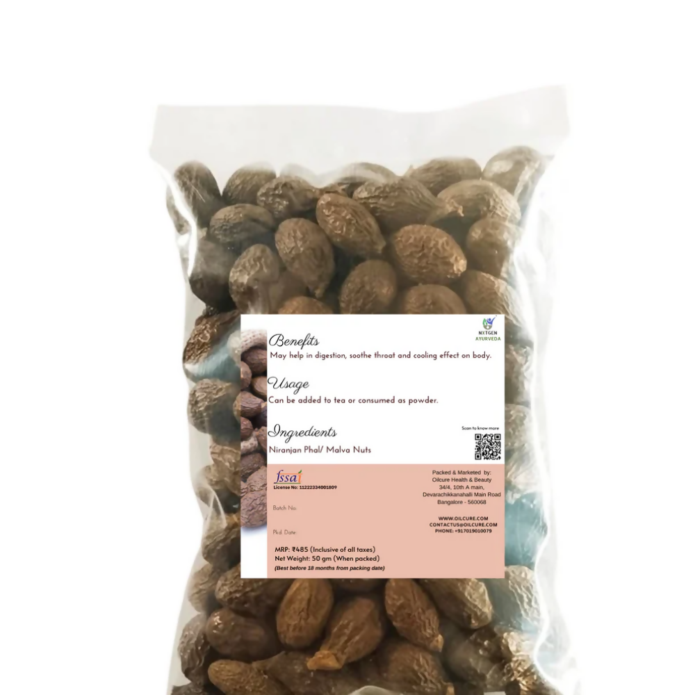 Nxtgen Ayurveda Niranjan Phal (Malva Nut) | Grocsy
