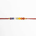 Indianvibez Bodh Eternal Aura Real Crystal Stone Rakhi With Authenticity Certificate | Grocsy