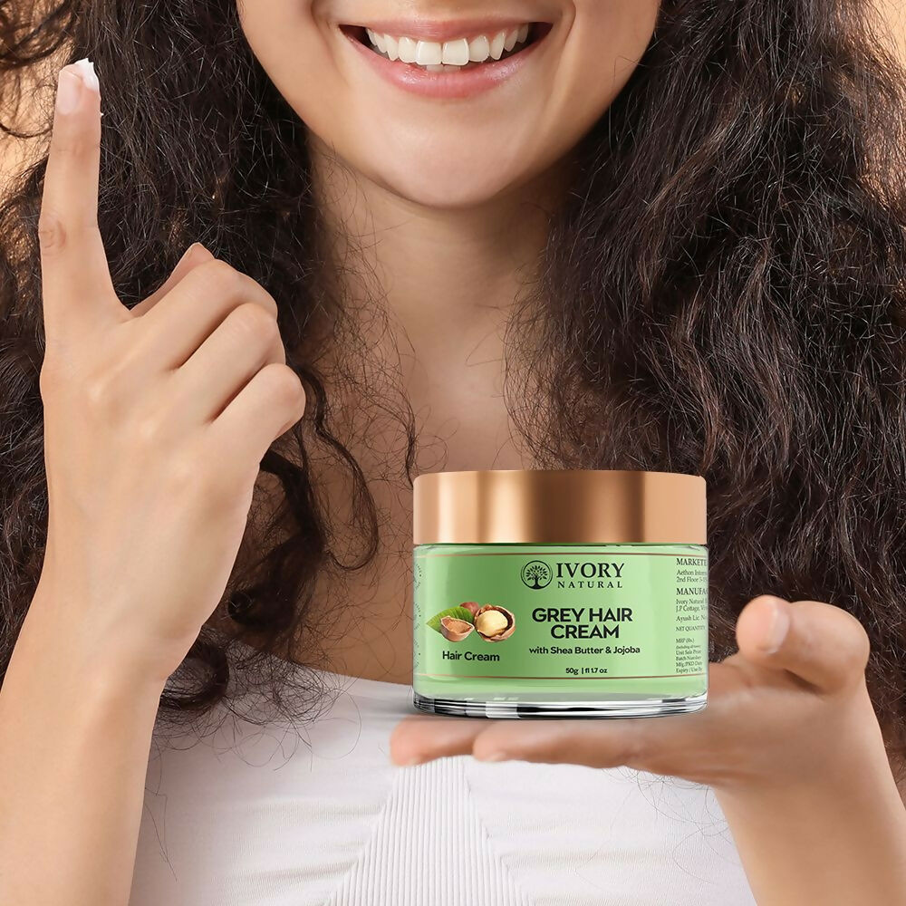 Ivory Natural Cream For Greys Restore Natural Hair Color | Grocsy