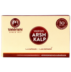Vaidrishi Arsh Kalp Kit (6 Capsules & 1 Tube of 6gm Ointment) | Grocsy
