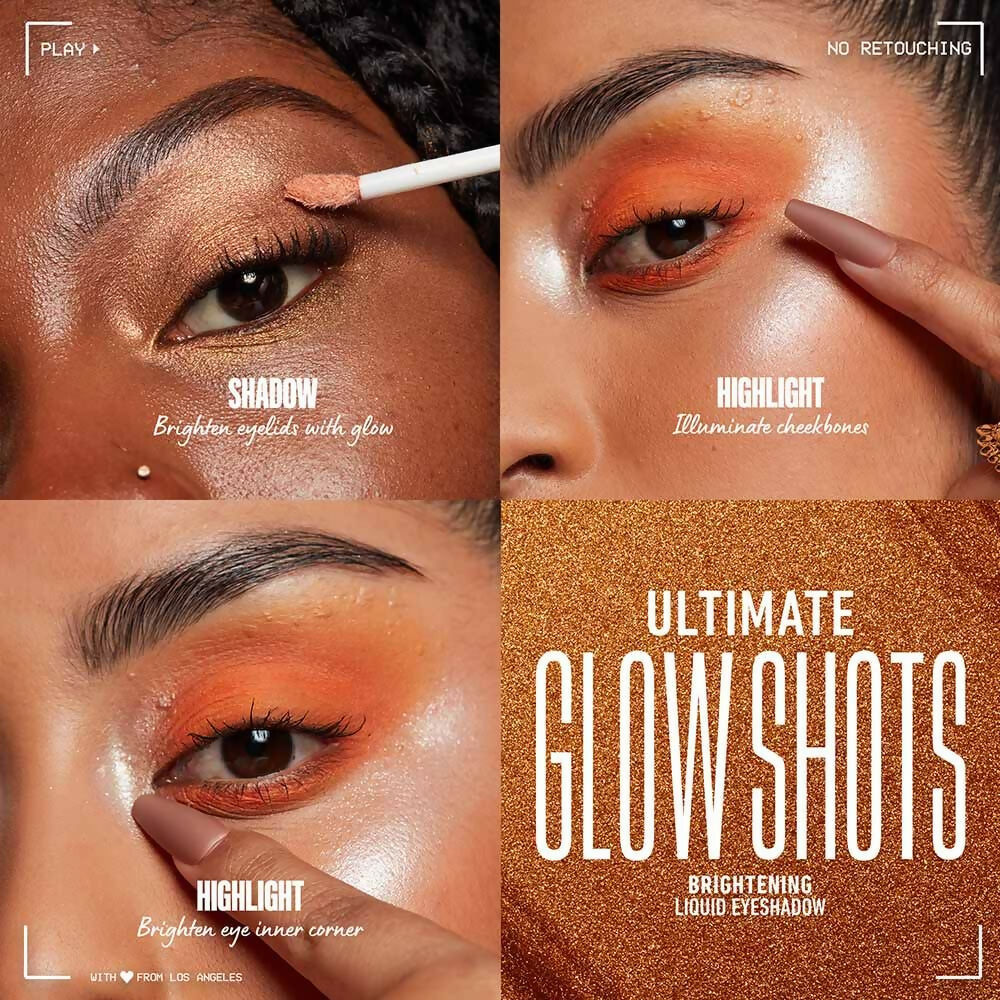 NYX Professional Makeup Ultimate Glow Shots Liquid Eyeshadow - Clementine Fine | Grocsy