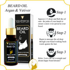 Volamena Argan & Vetiver Premium Beard Oil | Grocsy