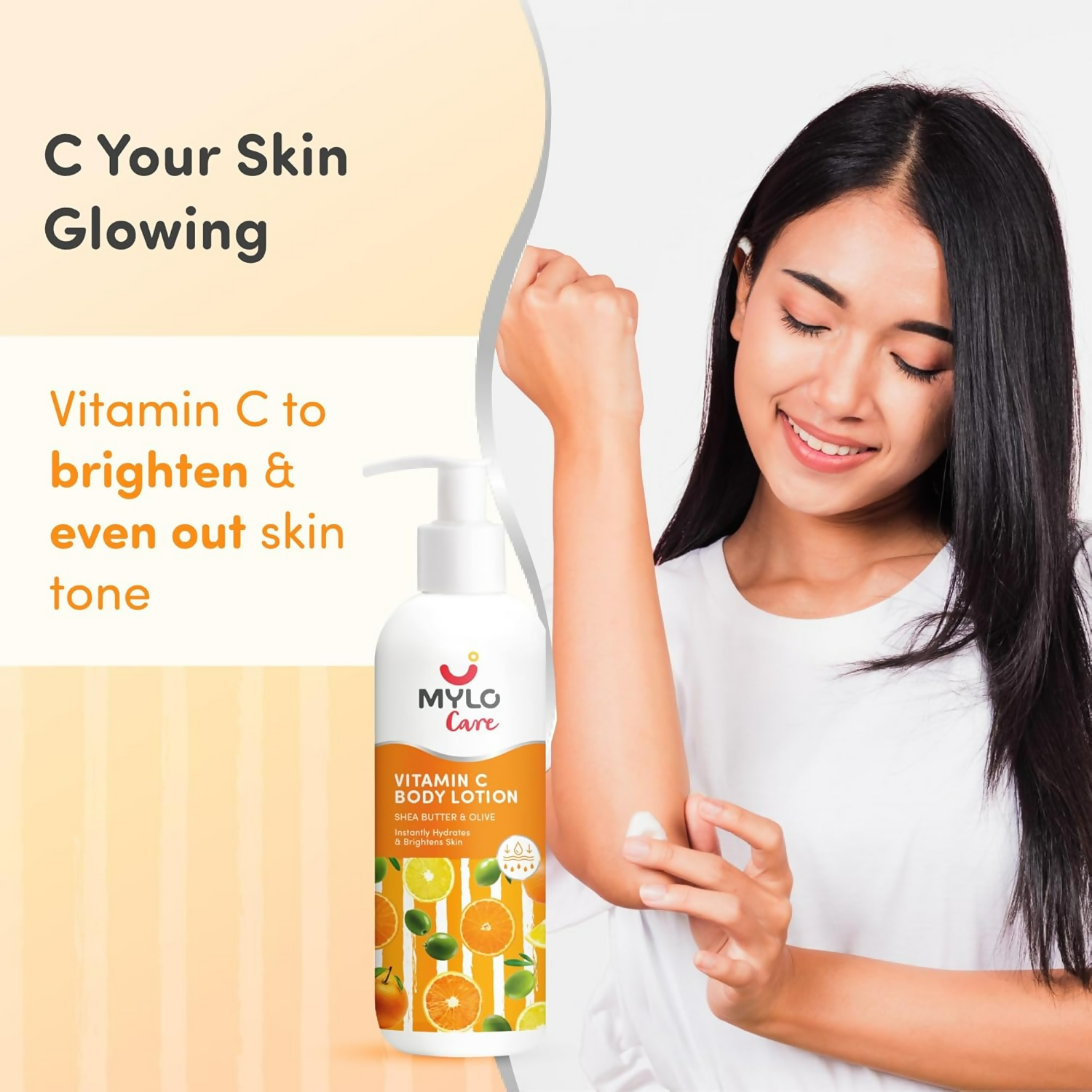 Mylo Vitamin C Body Lotion with Shea Butter | Grocsy