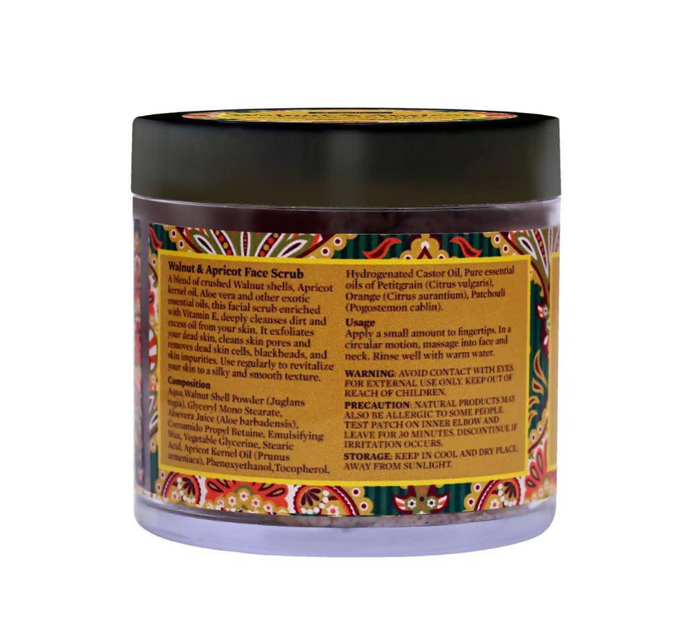 Bipha Ayurveda Walnut & Apricot Face Scrub | Grocsy