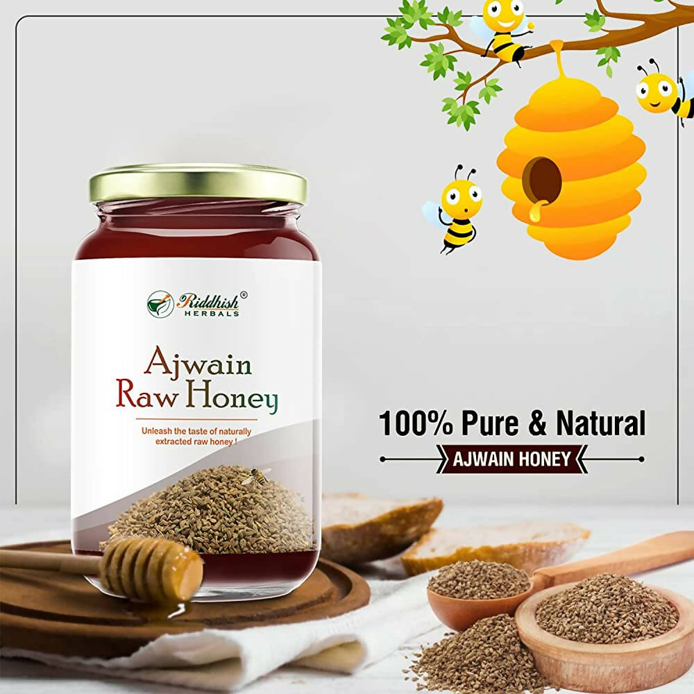 Riddhish Herbals Ajwain Raw Organic Honey | Grocsy