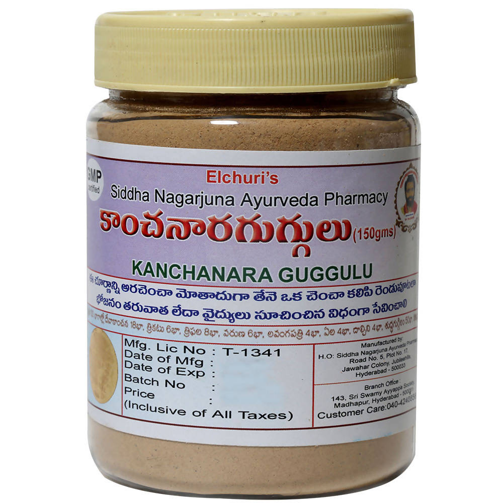 Siddha Nagarjuna Ayurveda Kanchanara Guggulu | Grocsy
