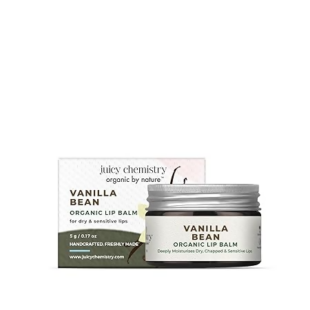 Juicy Chemistry Vanilla Bean Organic Lip Balm | Grocsy