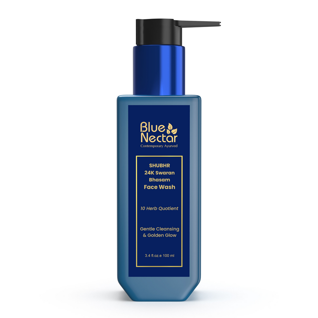 Blue Nectar 24K Gold Swaran Bhasam Face Wash | Grocsy