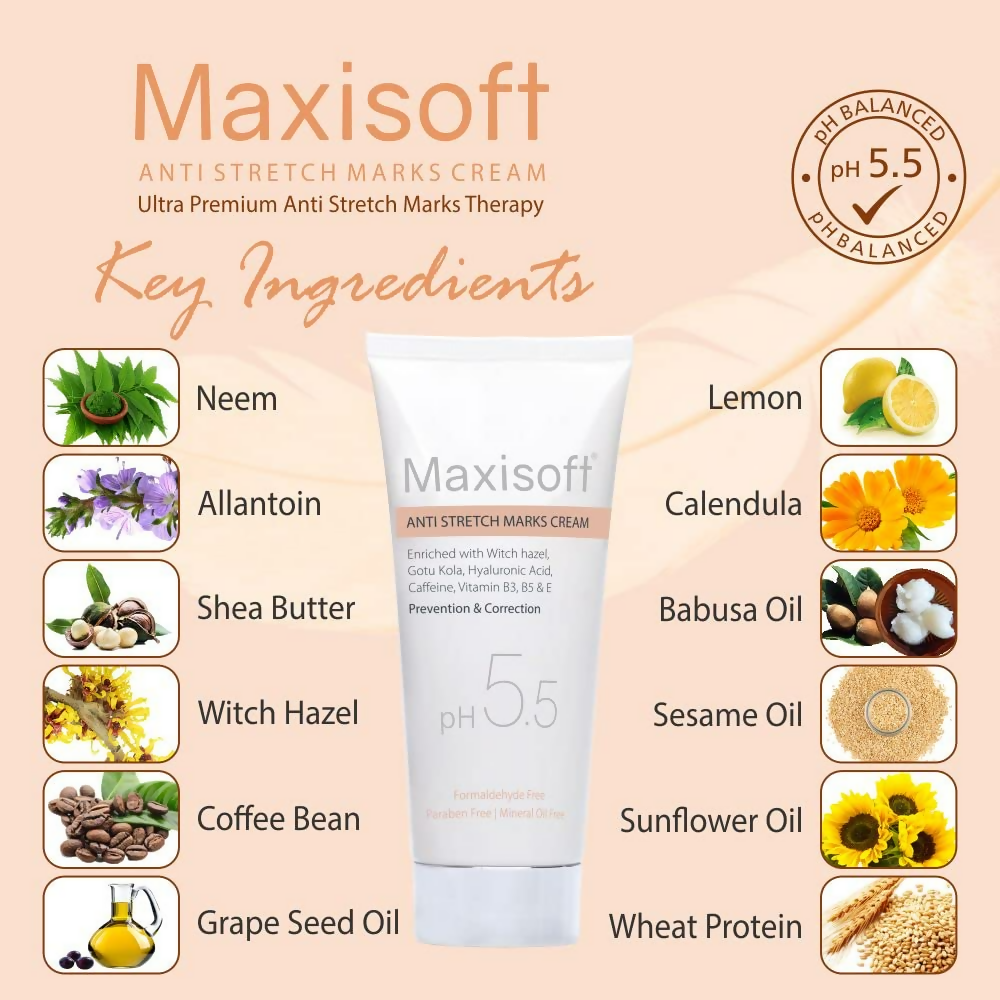Maxisoft Anti Stretch Marks Cream | Grocsy