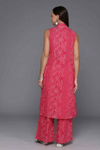 Ahalyaa Women's Traditional Wear Co-ods - Pink | Grocsy