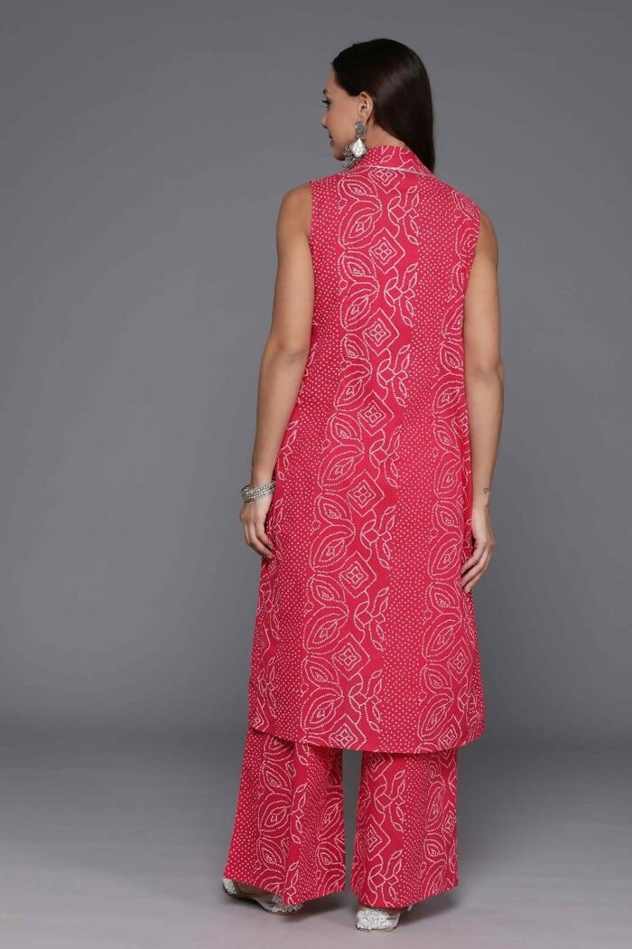 Ahalyaa Women's Traditional Wear Co-ods - Pink | Grocsy