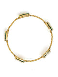 Antique Finish Kundan bangle - Ruby Raang | Grocsy
