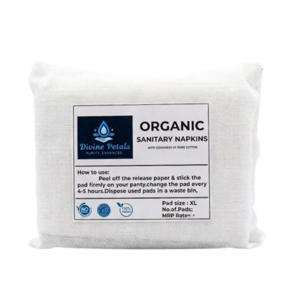 Divine Petals Organic Sanitary Pads | Grocsy