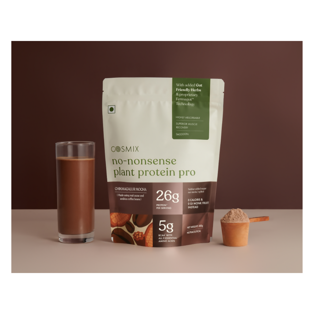 Cosmix no nonsense Plant Protein Pro Chikmagalur Mocha | Grocsy