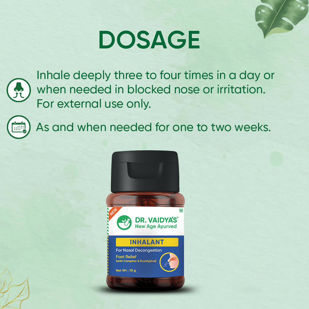 Dr. Vaidya's Inhalant | Grocsy