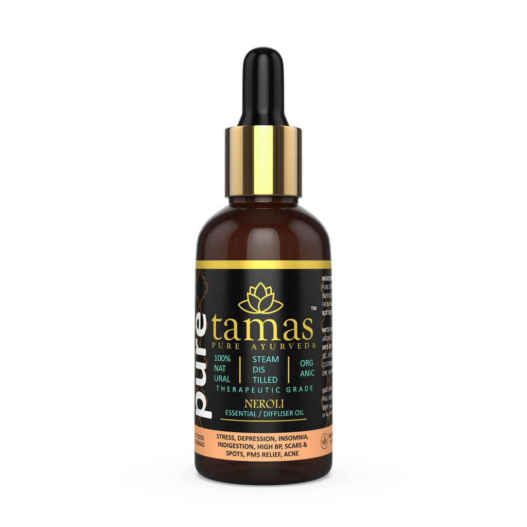 Tamas Pure Ayurveda 100% Organic Neroli Essential Oil-USDA Certified Organic | Grocsy