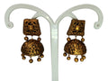 Terracotta Dazzling Temple Jhumkas