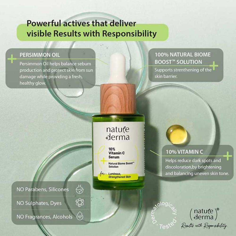 Nature Derma 10% Vitamin C Serum | Grocsy