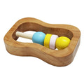 Matoyi Classic Sand Timer Wooden Rattle For Babies | Grocsy