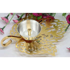 Chahat Premium Living Brass Saw Leaf Deep | Grocsy