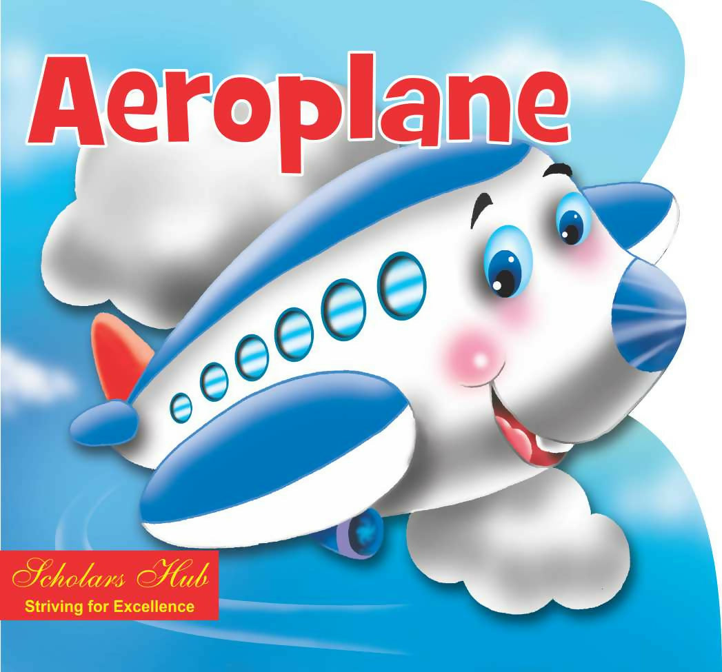 Flying Colours Cut Out Board Book -Aeroplane | Grocsy