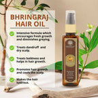 Organicos Bhringraj Hair Oil | Grocsy