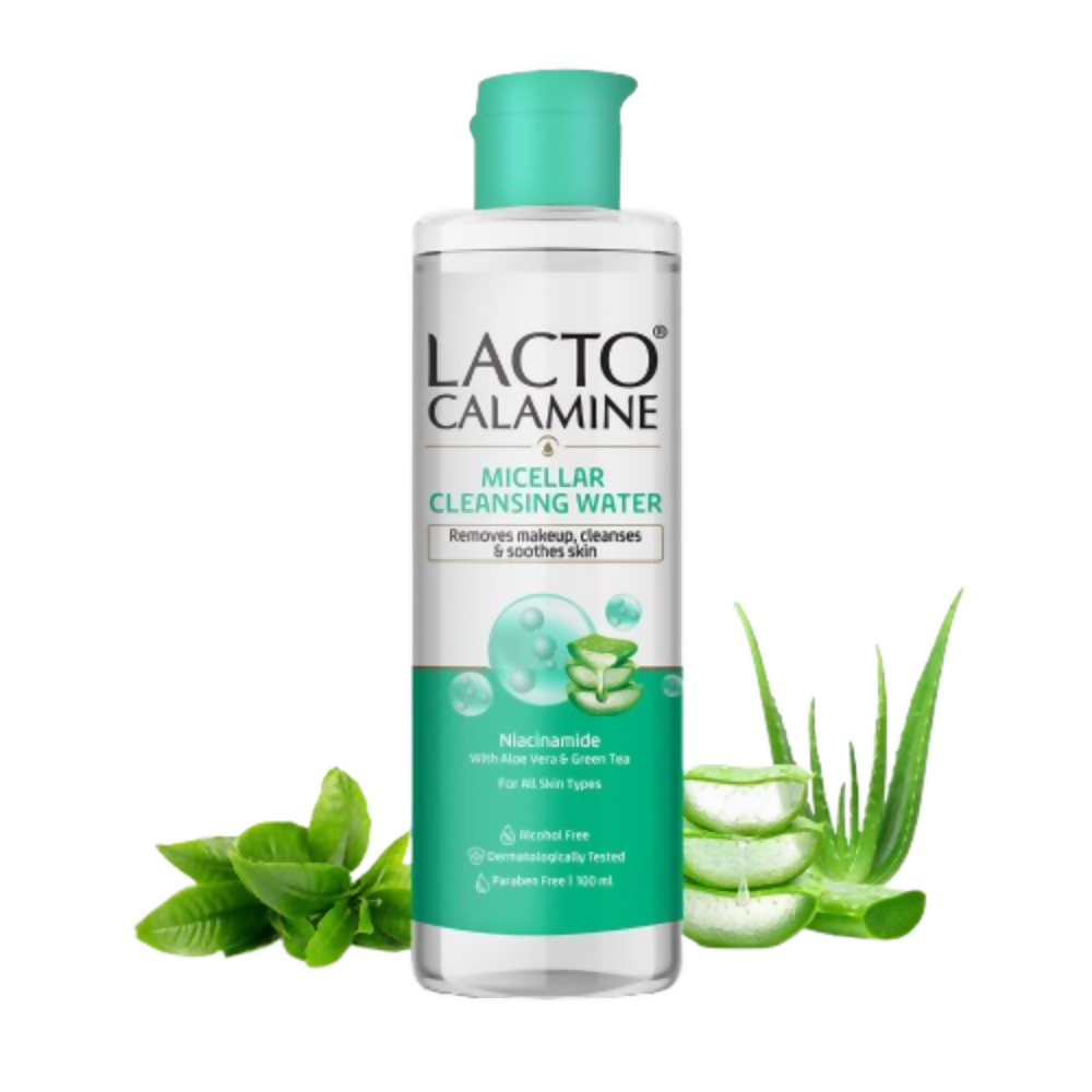 Lacto Calamine Micellar Cleansing Water,Removes Makeup & Clears Skin | Grocsy