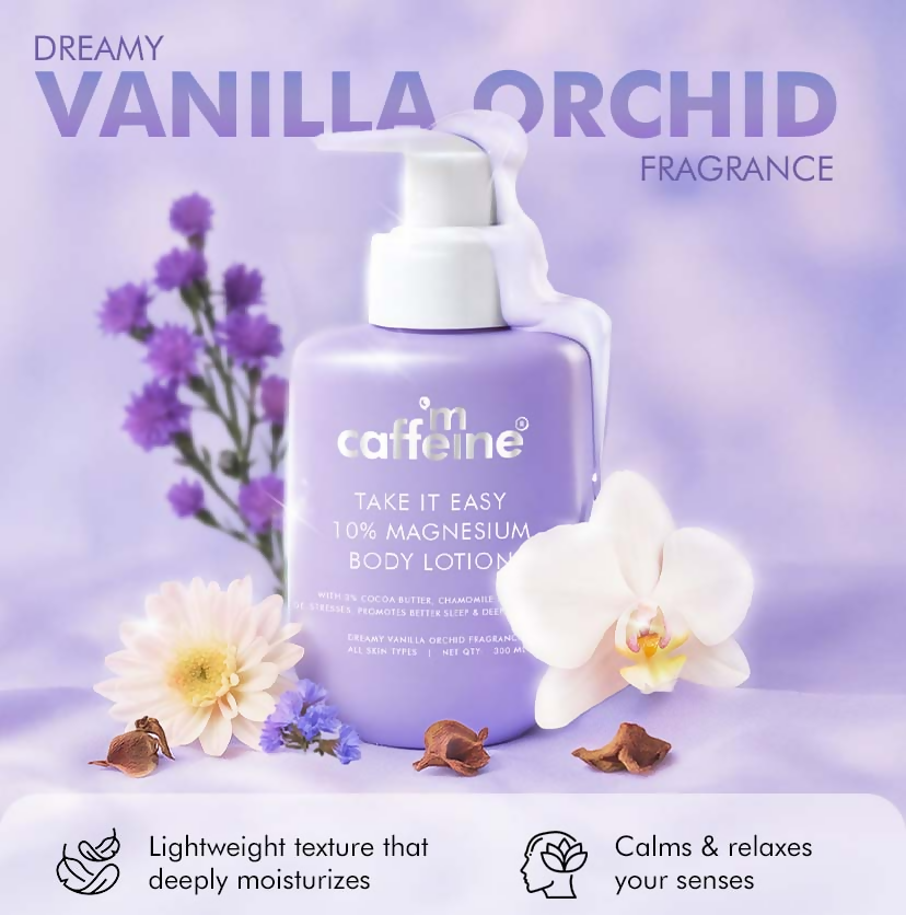 mCaffeine Take It Easy 10% Magnesium Body Lotion | Grocsy