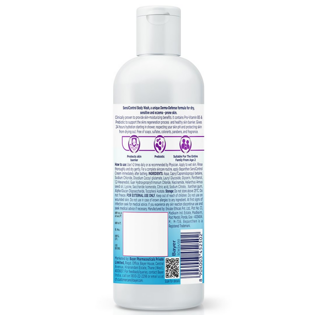 Bepanthen SensiControl Daily Gentle Body Wash | Grocsy