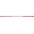 Indianvibez Bodh Intuition Boost Real Crystal Stone Rakhi With Authenticity Certificate | Grocsy